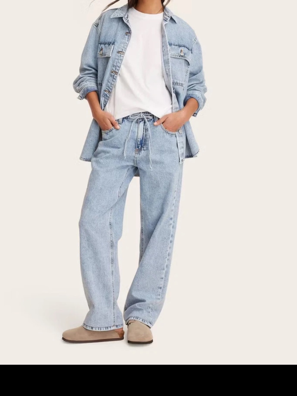 Parke x Target mid- rise baggy jeans